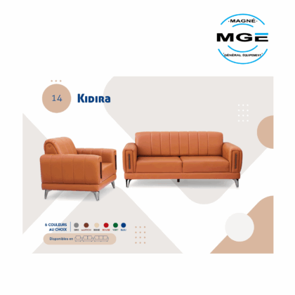 Salon Kidira – Compact et fonctionnel